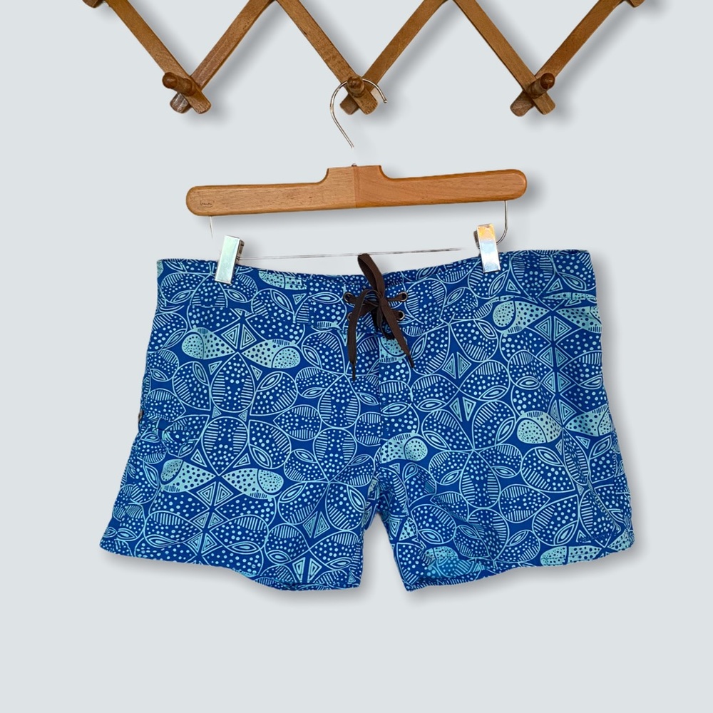 Patagonia Women's Swim Shorts - Blue Pattern